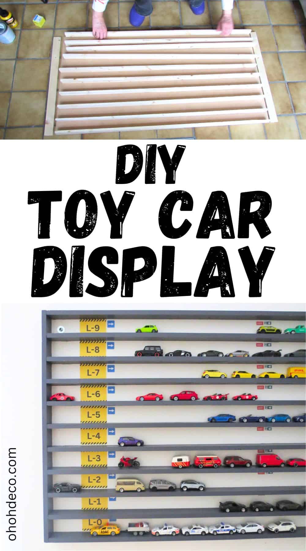 How to Build a Toy Car Display Rack