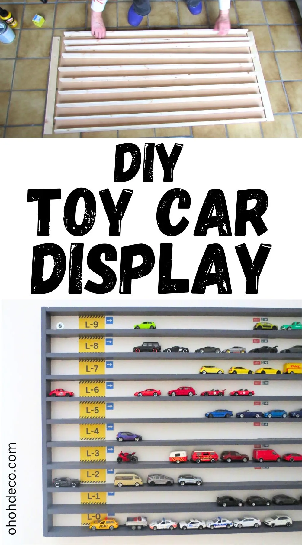 How to Build a Toy Car Display Rack