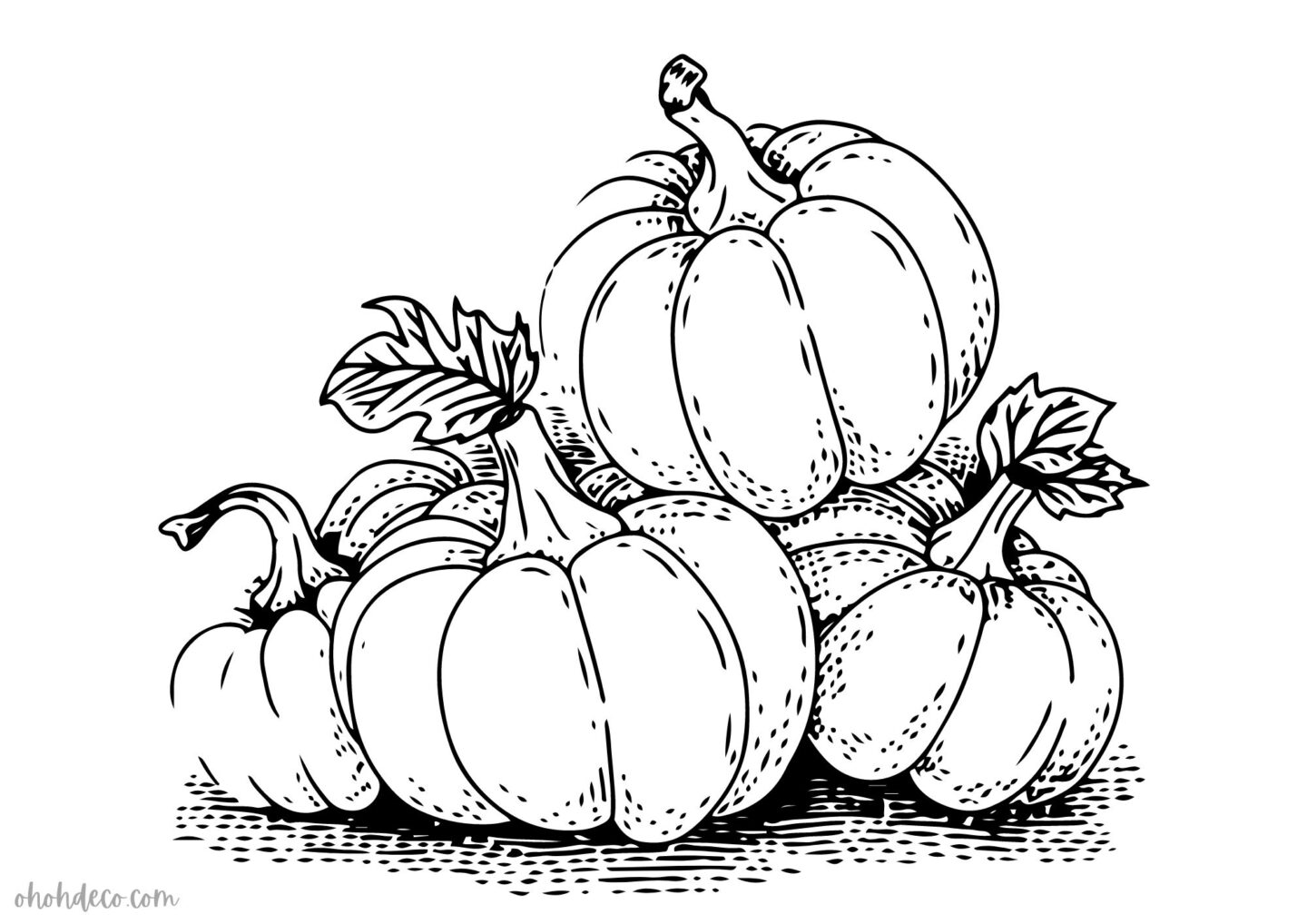 pumpkin coloring sheet