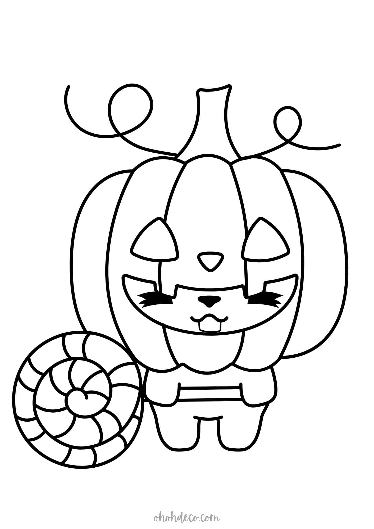 cute halloween coloring pages