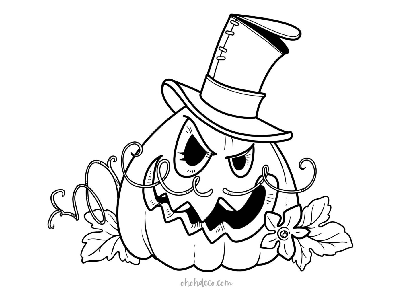 pumpkin coloring pages