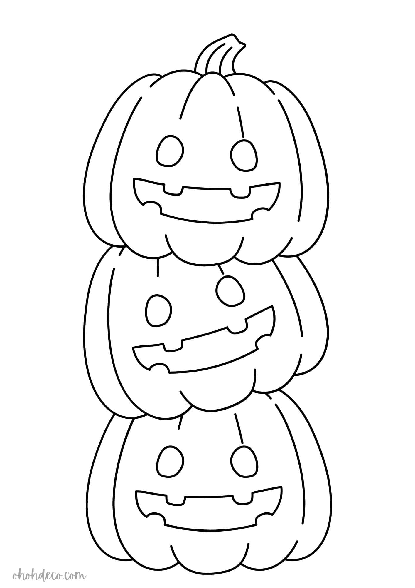 pumpkin coloring pages