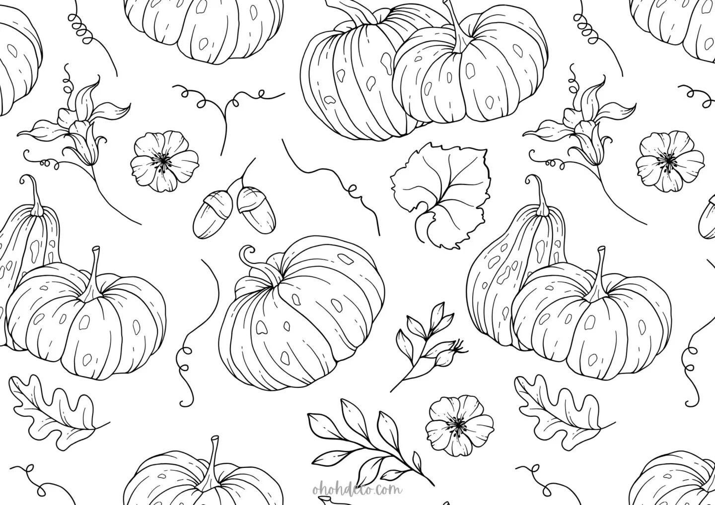 pumpkin wallpaper to print