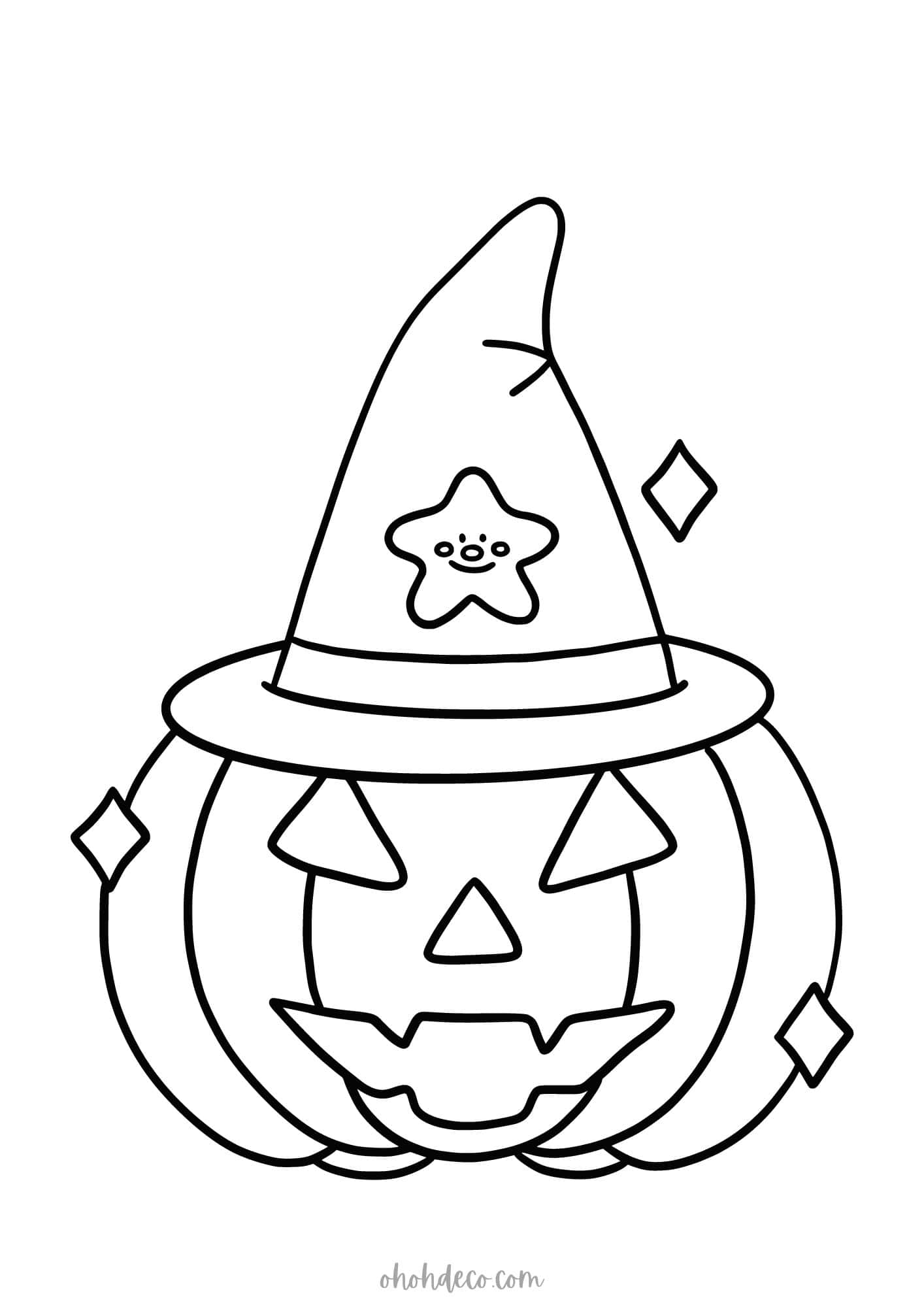 witch coloring pages