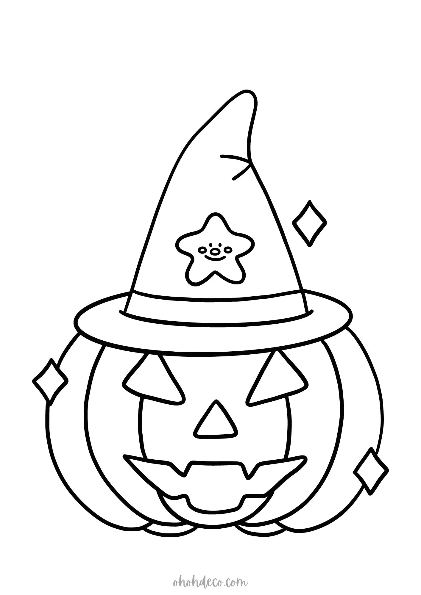 witch coloring pages