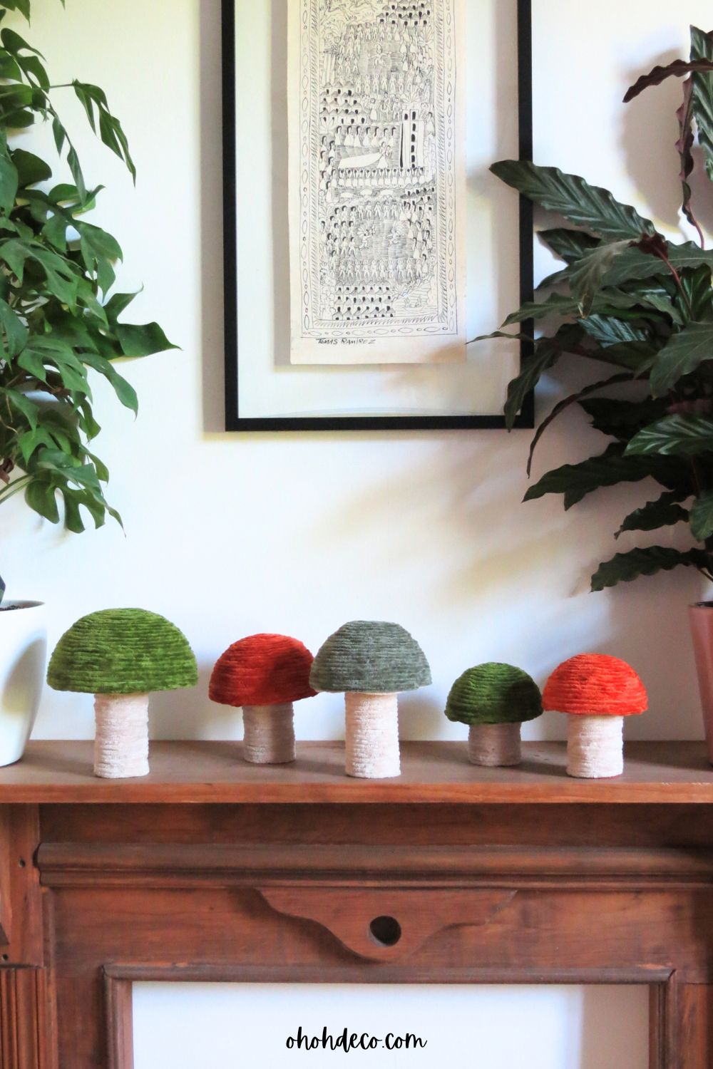 diy mushroom decorations 