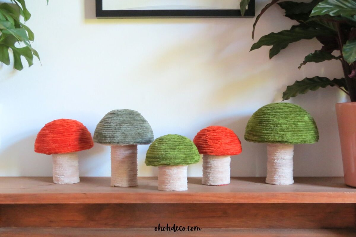 DIY mushroom decorations 11 - Ohoh deco