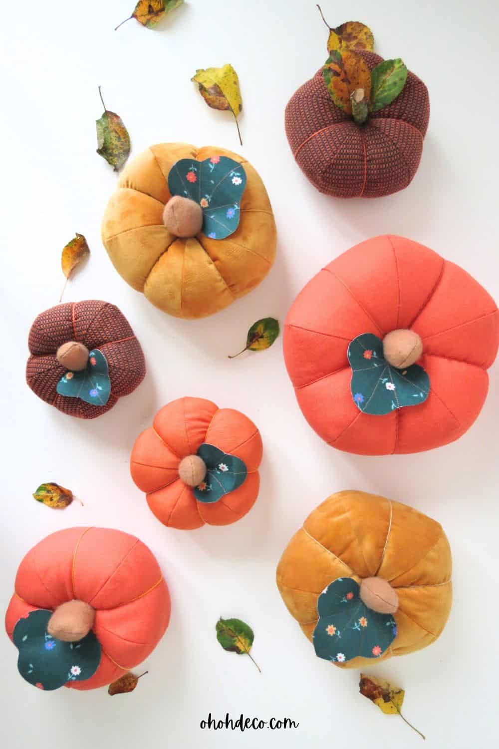 The Joy of Crafting: Fabric Pumpkins for Autumn