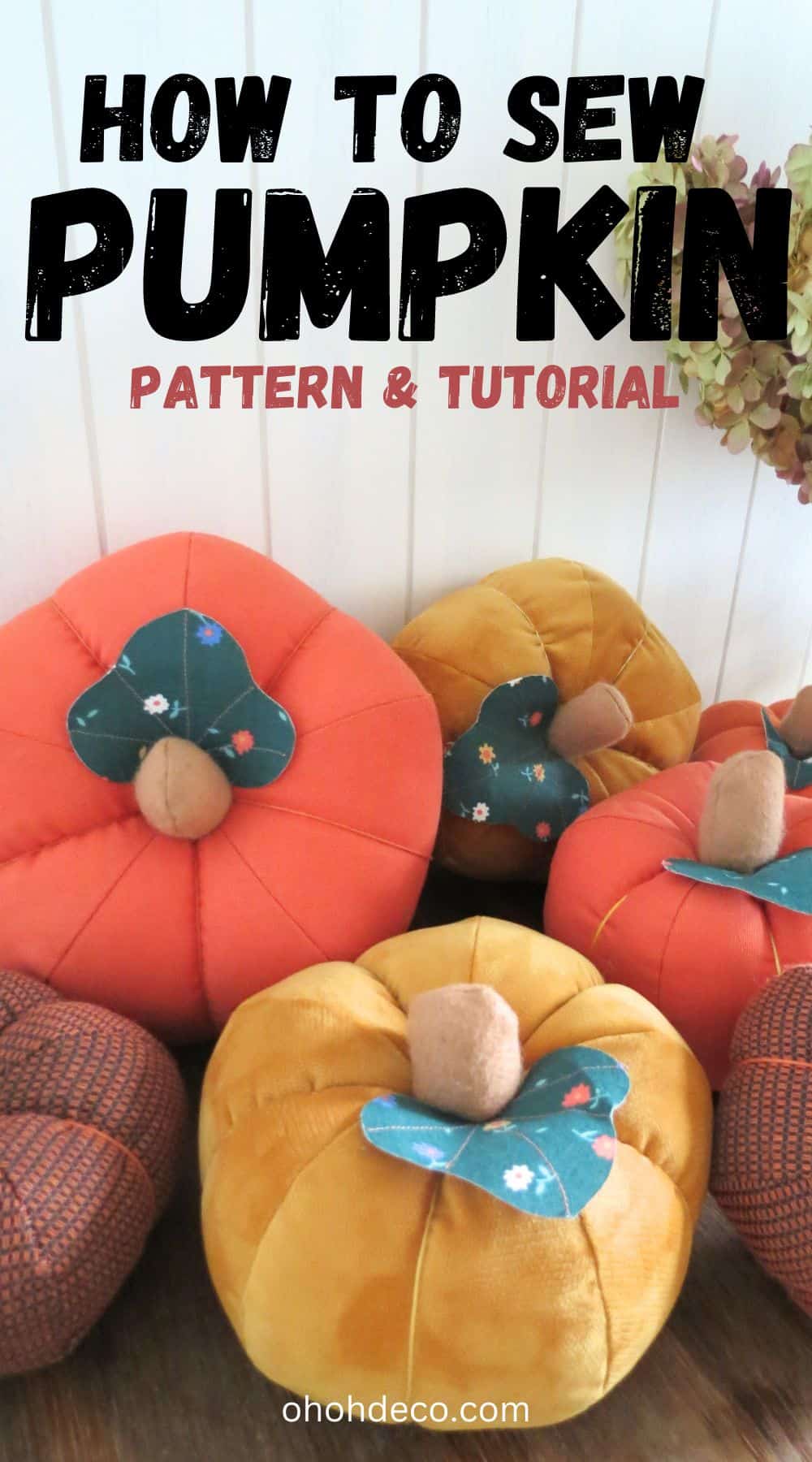 fabric pumpkin pattern