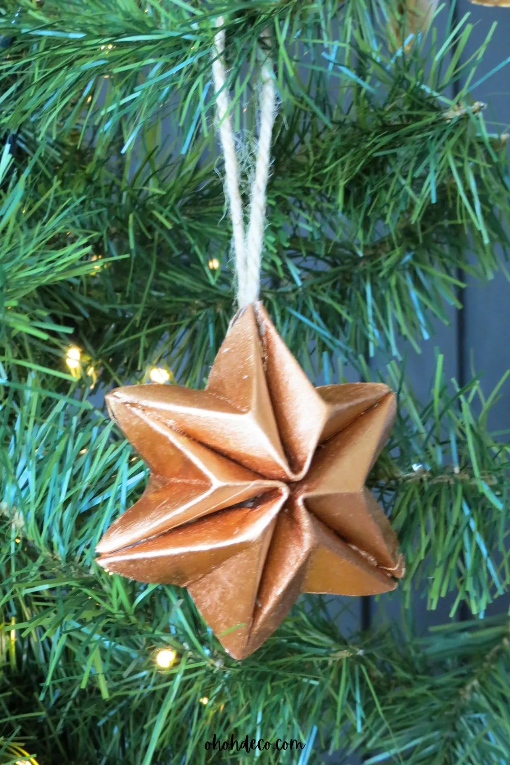 diy star ornament